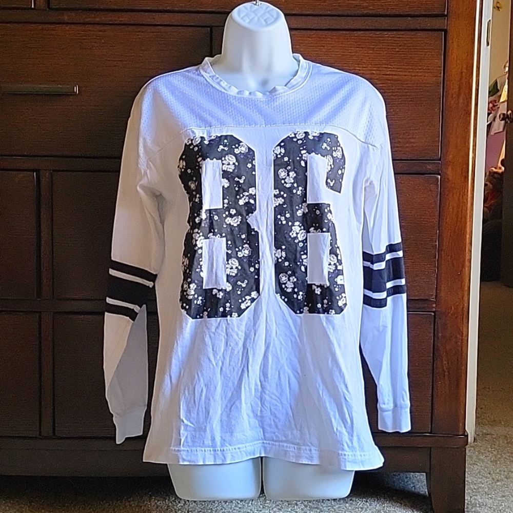XS Floral PINK classic '86 long sleeve shirt